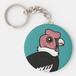 Andean Condor Basic Button Keychain