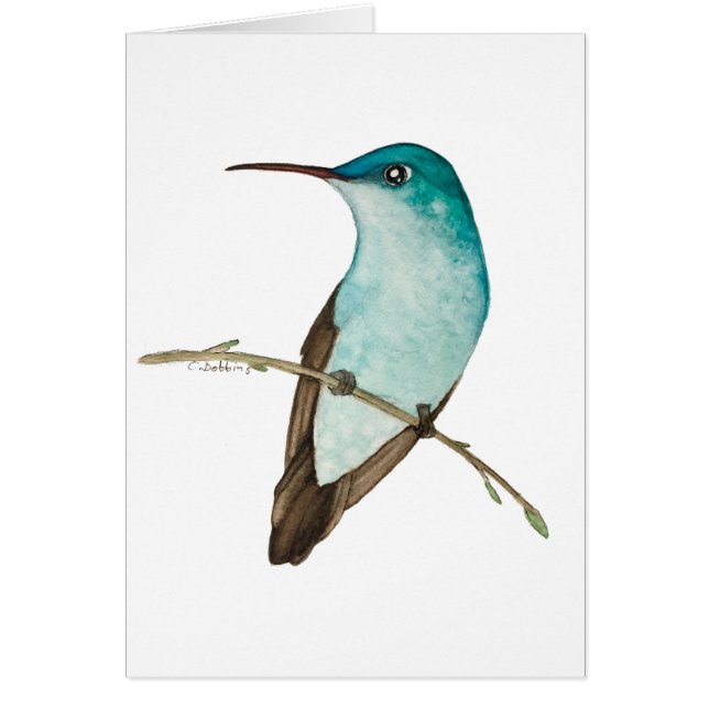 Andean Emerald Hummingbird   Cards (Front)