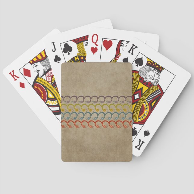 Andean Snake-Bird Poker Cards (Back)