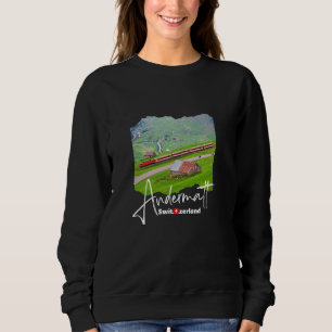 Andermatt Switzerland Hiking Andermatt Sweatshirt