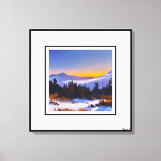 Anders Artist* Sunrise in the Colorado Mountains*  Canvas Print