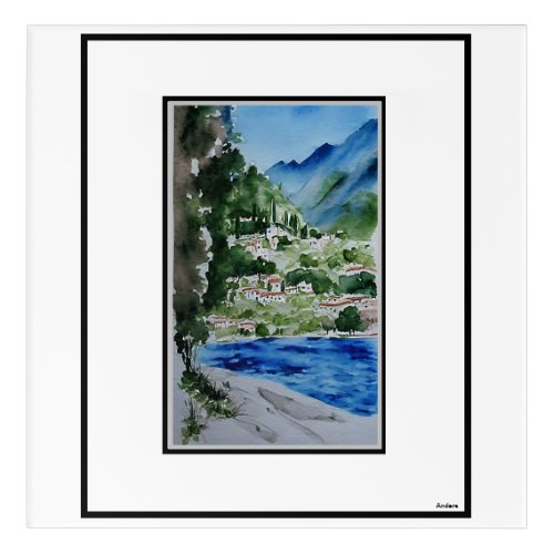 Anders Artistry Italian Mountainside  Acrylic Print