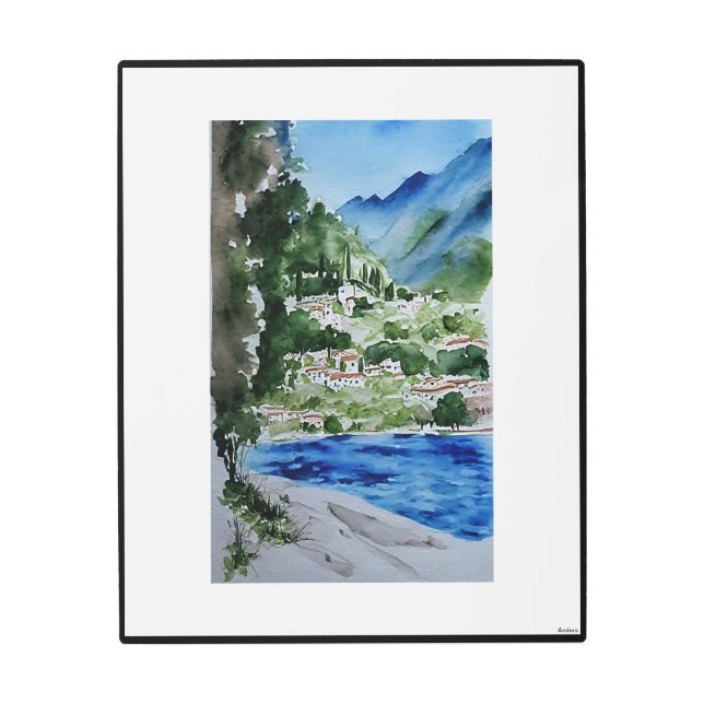 Anders Artistry* Italian Mountainside* Metal Print (Front)