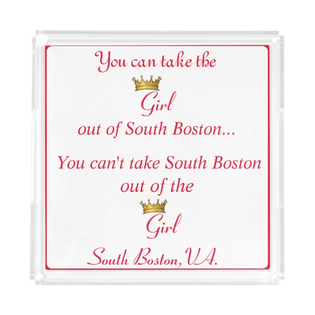  Anders Artistry, South Boston,VA. 6 Coasters Acrylic Tray (Front)