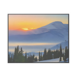 Anders Artistry* Sunrise on the mountains* Gallery Wrap