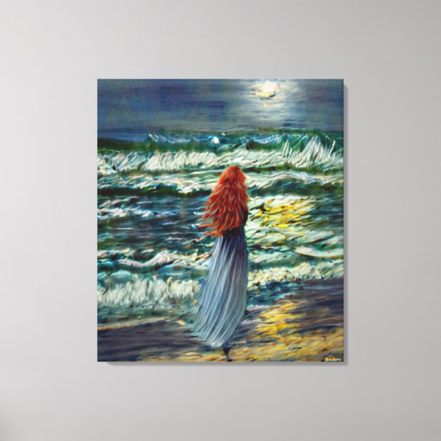 Anders Artistry* Wandering In The Moonlight* Canvas Print (Front)