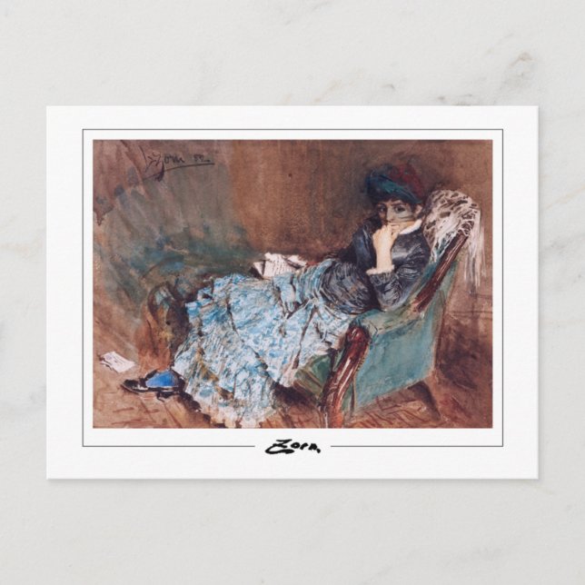 Anders Zorn #163 - Fine Art Postcard (Front)