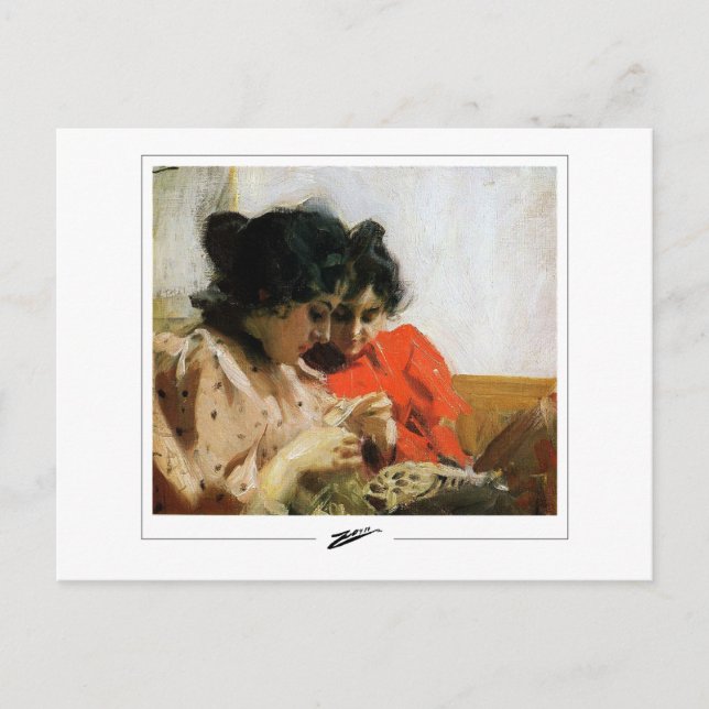 Anders Zorn #330 - Fine Art Postcard (Front)