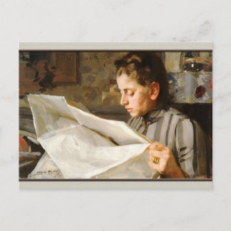 Anders Zorn Portrait of Emma CC0069 Postcard