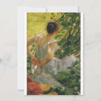 Anders Zorn - Woman Dressing Invitation