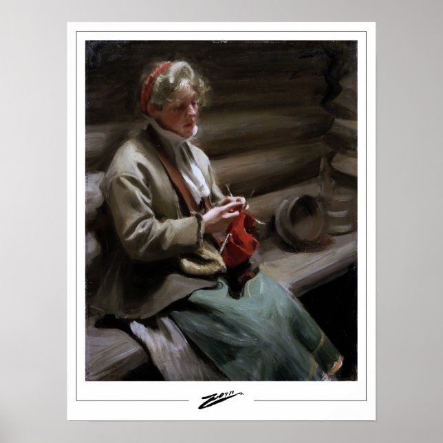 Anders Zorn Zedign Art Poster #211 (Front)