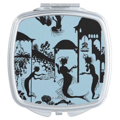 Andersen Little Mermaid Silhouette Mirror For Makeup