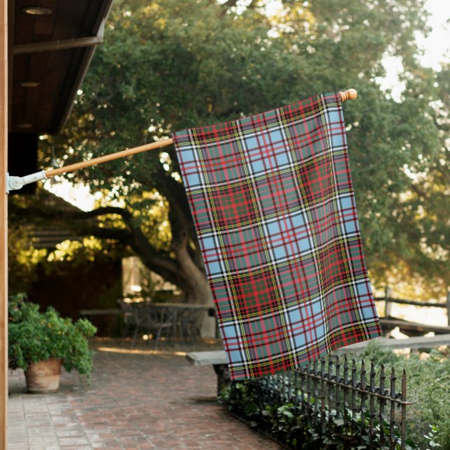 Anderson Ancient Clan Tartan House Flag (In SItu)