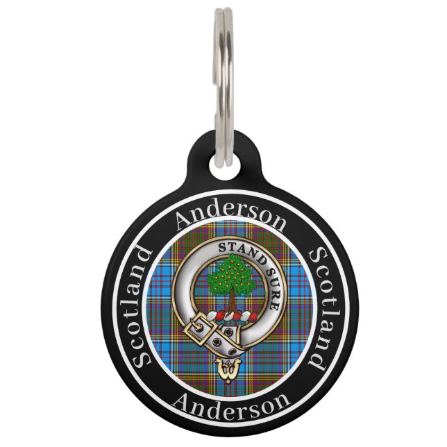 Anderson Badge & Tartan Personalized People ID Tag (Front)
