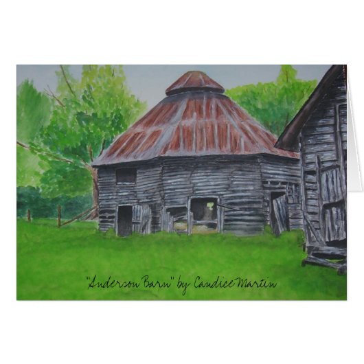 "Anderson Barn"  Cards (Front Horizontal)