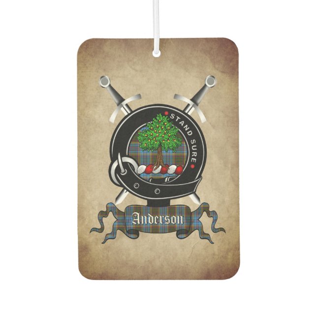 Anderson Clan Badge Air Freshener (Front)