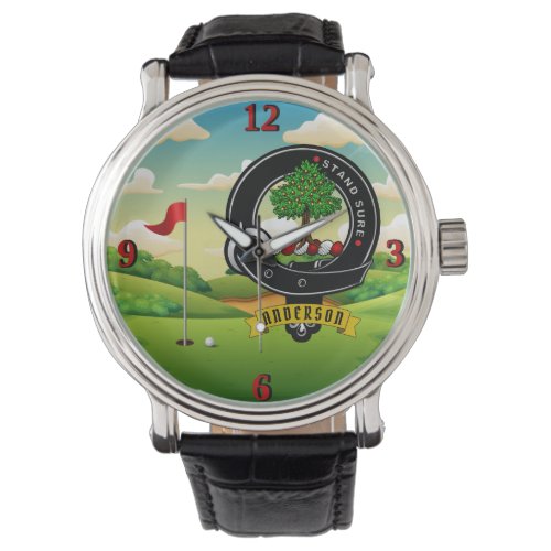 Anderson Clan Badge Golf  Watch