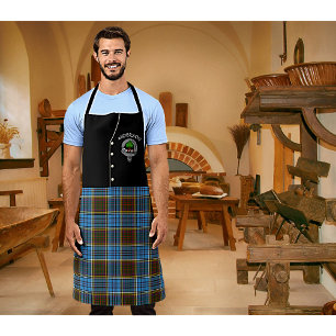 Anderson Clan Badge & Tartan Kilt Apron