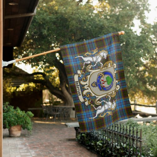 Anderson Clan Badge  Tartan Personalized House Flag