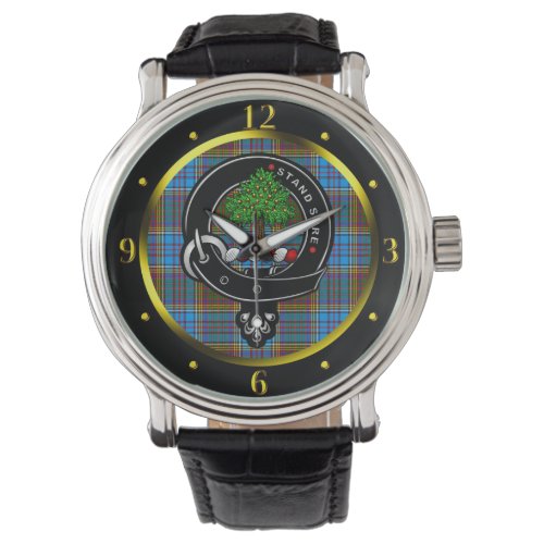 Anderson Clan Badge  Tartan  Watch