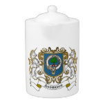 Anderson Clan Badge &amp; Unicorns Teapot