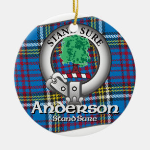 Anderson Clan Ceramic Ornament