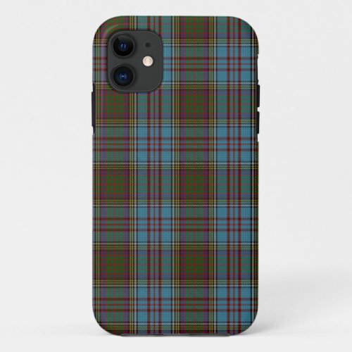 Anderson Clan Family Tartan iPhone 11 Case