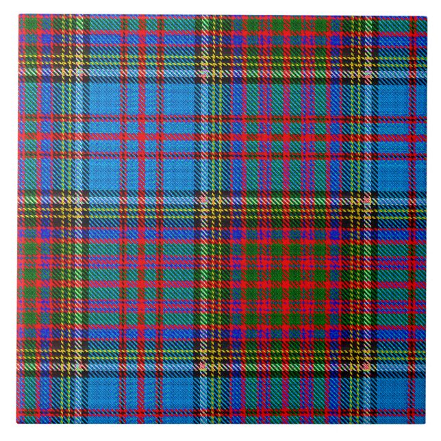 Anderson Clan Tartan Ceramic Tile (Front)