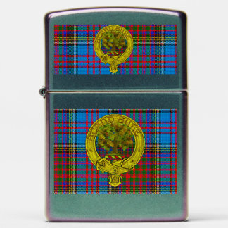 Anderson Clan Tartan, Motto and Emblem Zippo Lighter