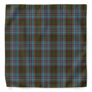 Anderson Clan Tartan Plaid Pattern Scottish Bandana