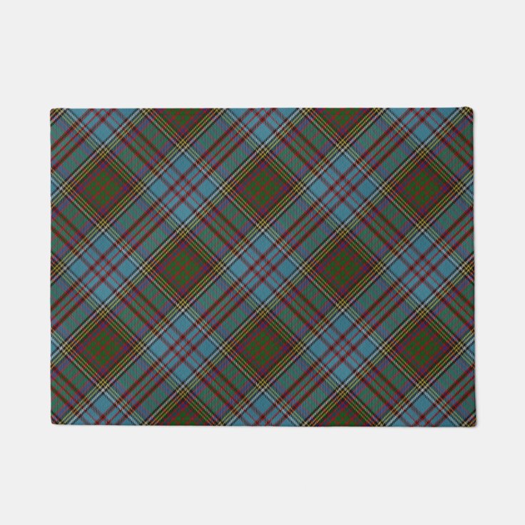 Anderson Clan Tartan Plaid Pattern Scottish Doormat Zazzle
