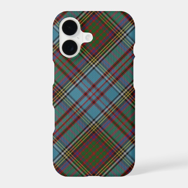 Anderson Clan Tartan Plaid Pattern Scottish iPhone Case (Back)
