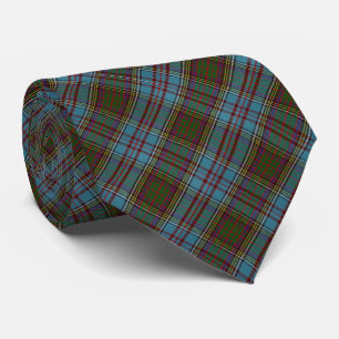 Anderson Clan Tartan Plaid Pattern Scottish Neck Tie