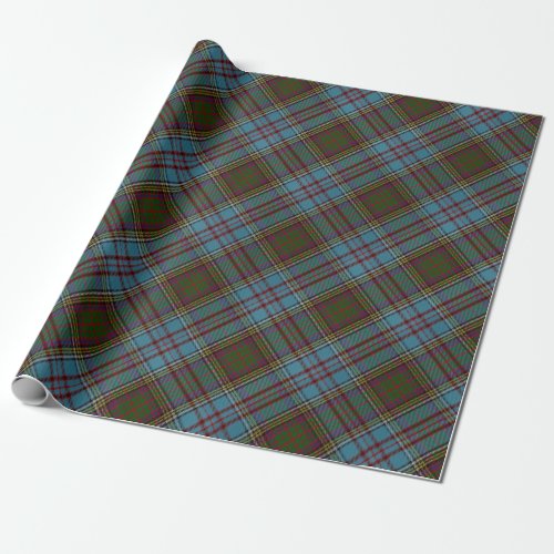 Anderson Clan Tartan Plaid Pattern Scottish Wrapping Paper