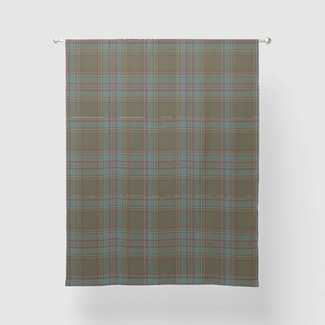 Anderson Clan Tartan Sheer Curtains (Front)