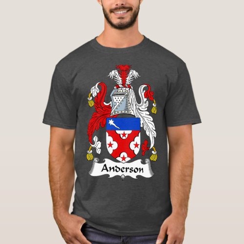 Anderson Coat of Arms  Family Crest T_Shirt