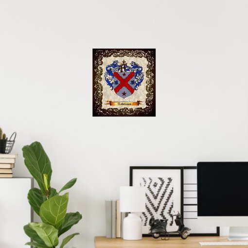 Anderson Coat of Arms Poster | Zazzle