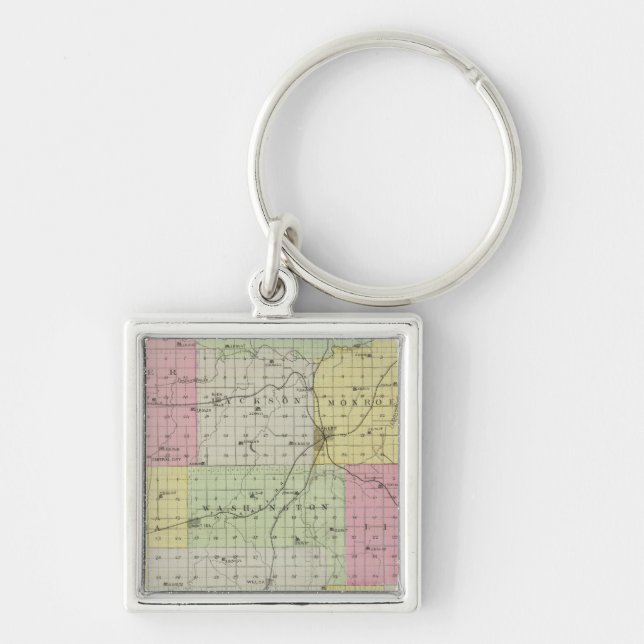Anderson County, Kansas Keychain (Front)
