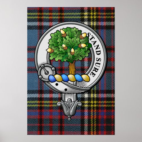 Anderson Crest  and Tartan Poster