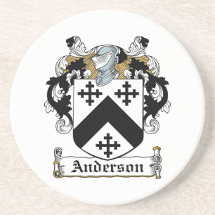 Anderson Family Crest Coaster