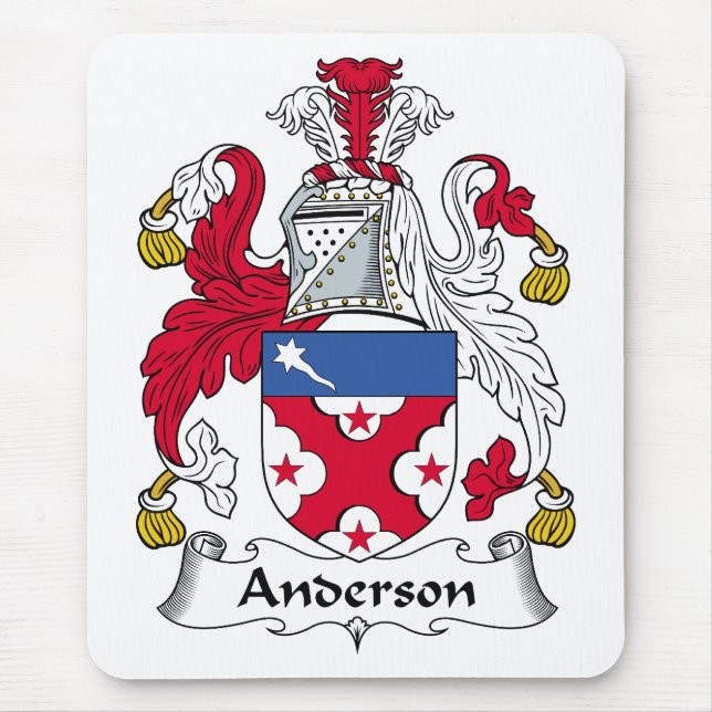Anderson Family Crest Mouse Pad (Front)