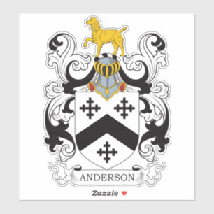 Anderson Family Crest Sticker