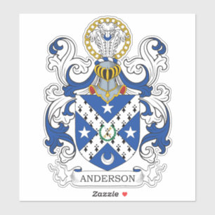Anderson Family Crest Sticker