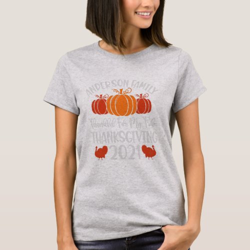 Anderson Family Thanksgiving 2021 Reunion T_Shirt
