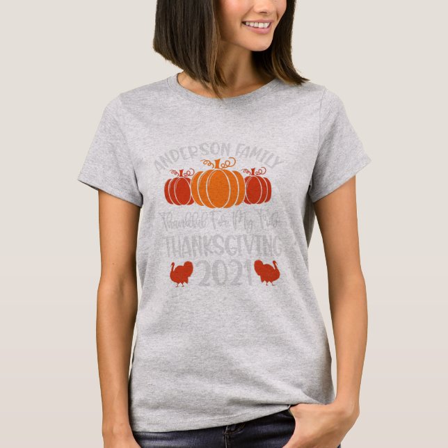 Anderson Family Thanksgiving 2021 Reunion T-Shirt (Front)