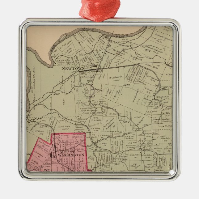Anderson, Ohio Metal Ornament (Front)