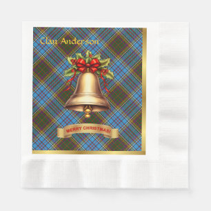 Anderson Personalized Tartan Christmas Napkins