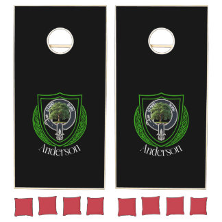 Anderson Scottish Clan Crest Cornhole Set