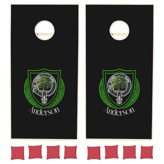 Anderson Scottish Clan Crest Cornhole Set (Set)