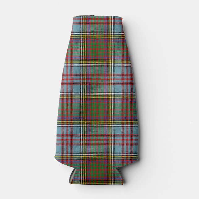 Anderson Scottish Clan Tartan Plaid Pattern Bottle Cooler (Front)